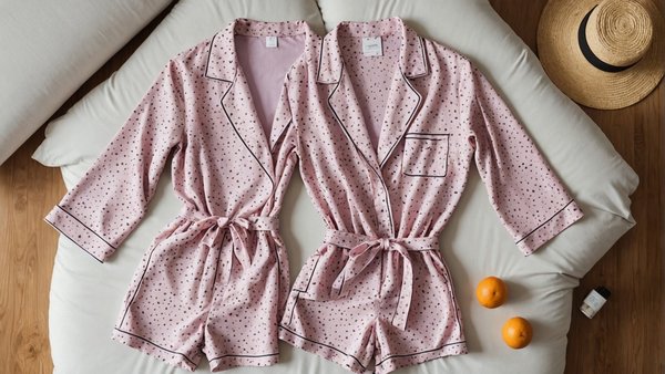 Pyjamas court femme de luxe pour des nuits d'été confortables