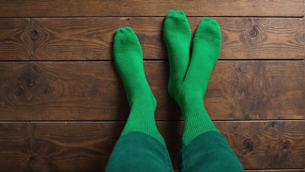 Des chaussettes vertes pour tous les goûts et styles